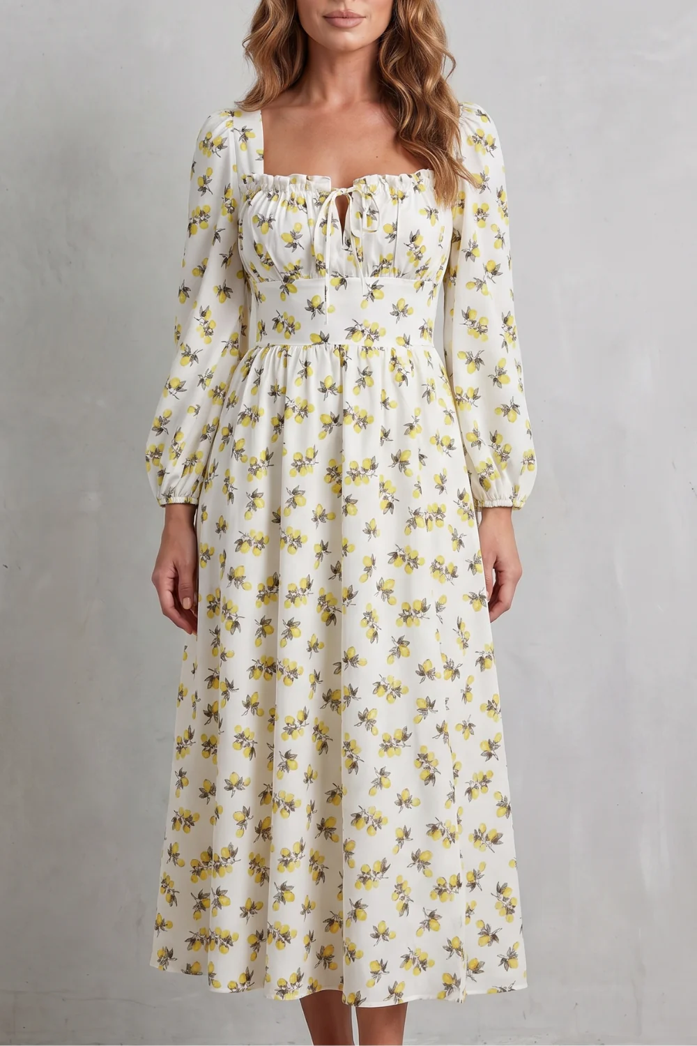 Limonetta – Sweet fruit print romance – Maxi dress