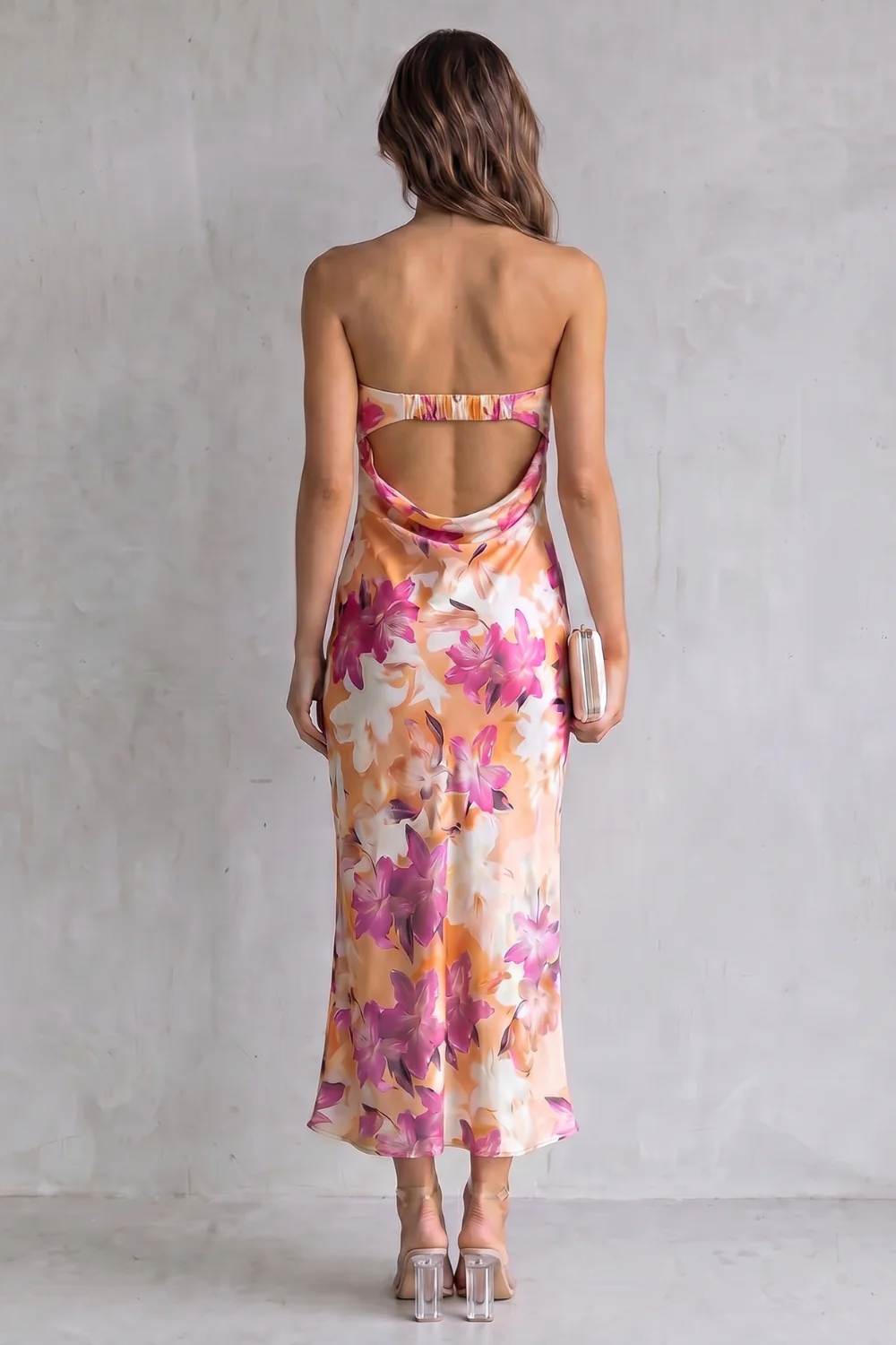 Linneva – Strapless floral elegance – Maxi dress - Image 4
