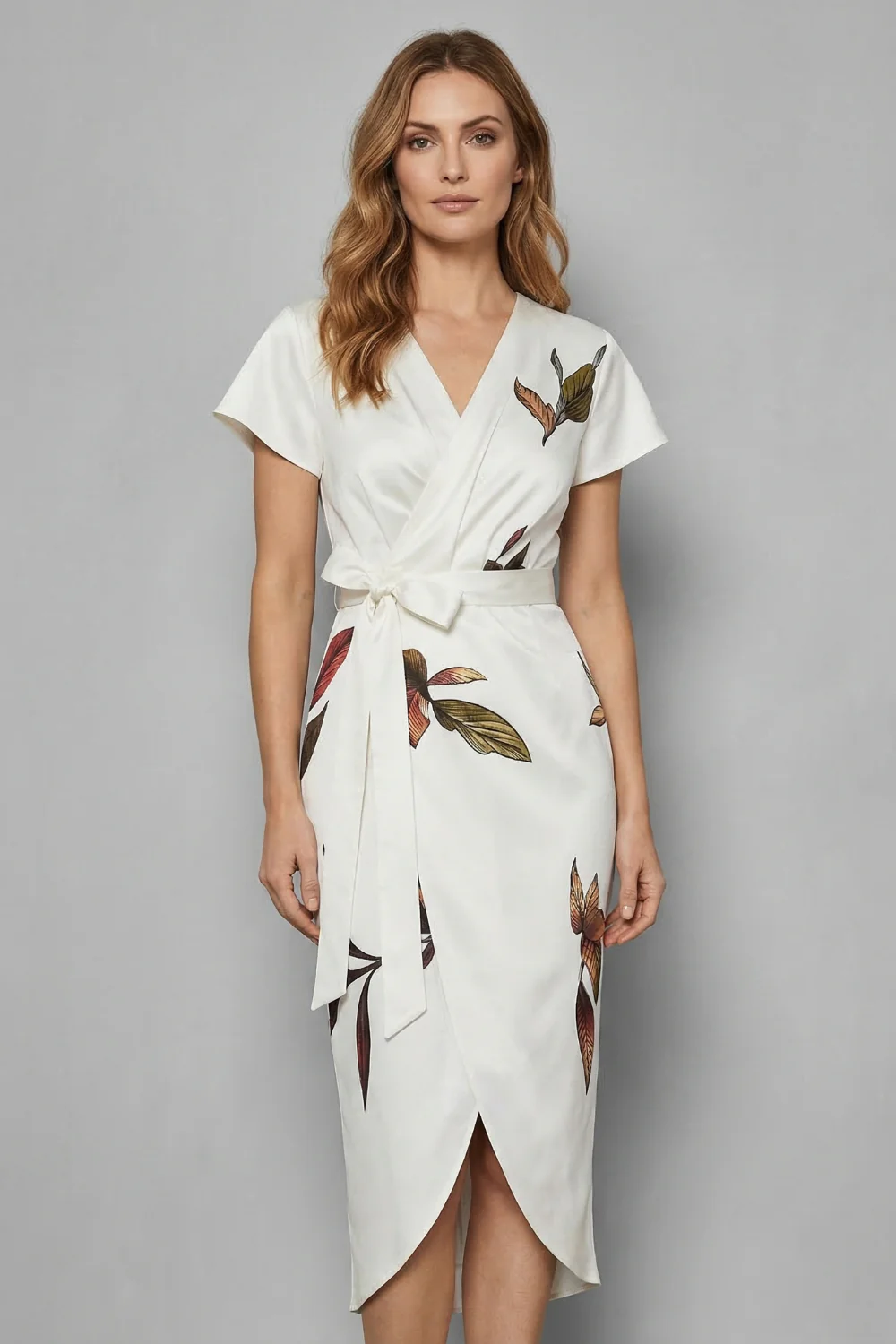 Lioravelle – Effortless wrap silhouette – Midi dress - Image 2