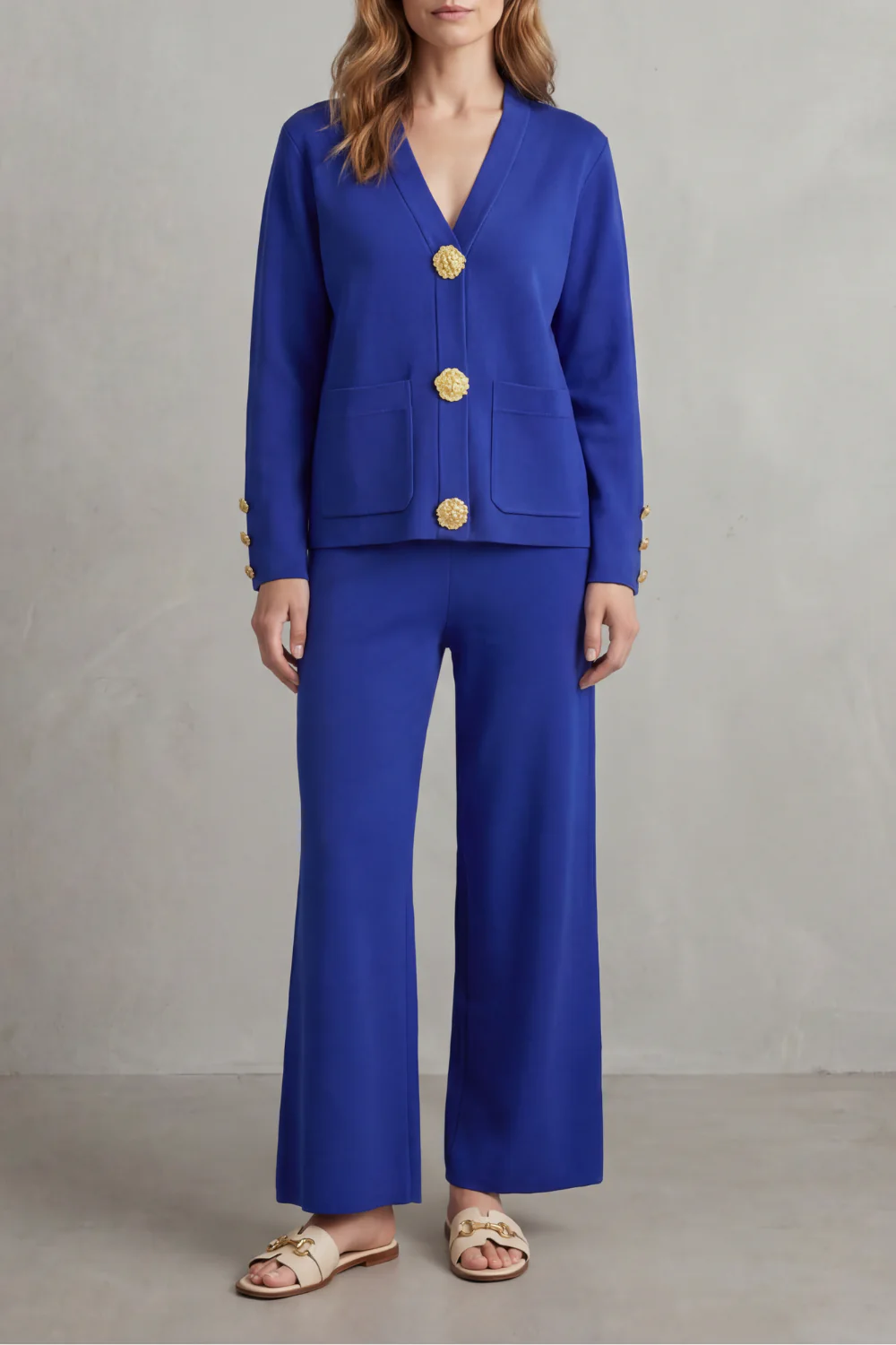 Livia – Gold button detail – Buttoned lounge set - Image 5