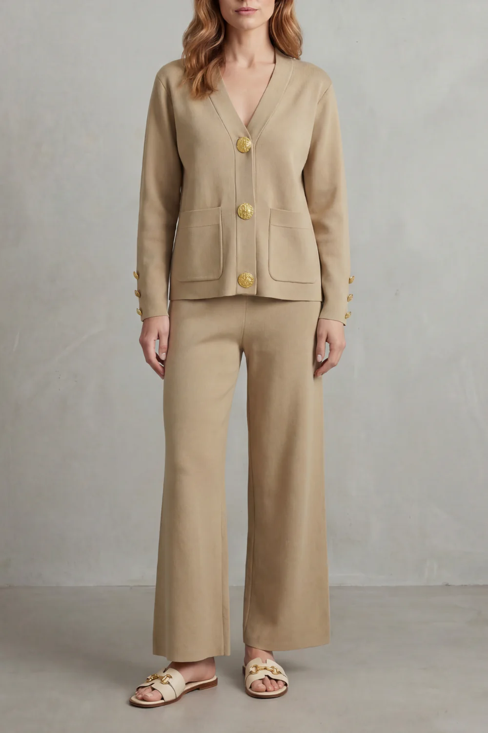 Livia – Gold button detail – Buttoned lounge set - Image 9