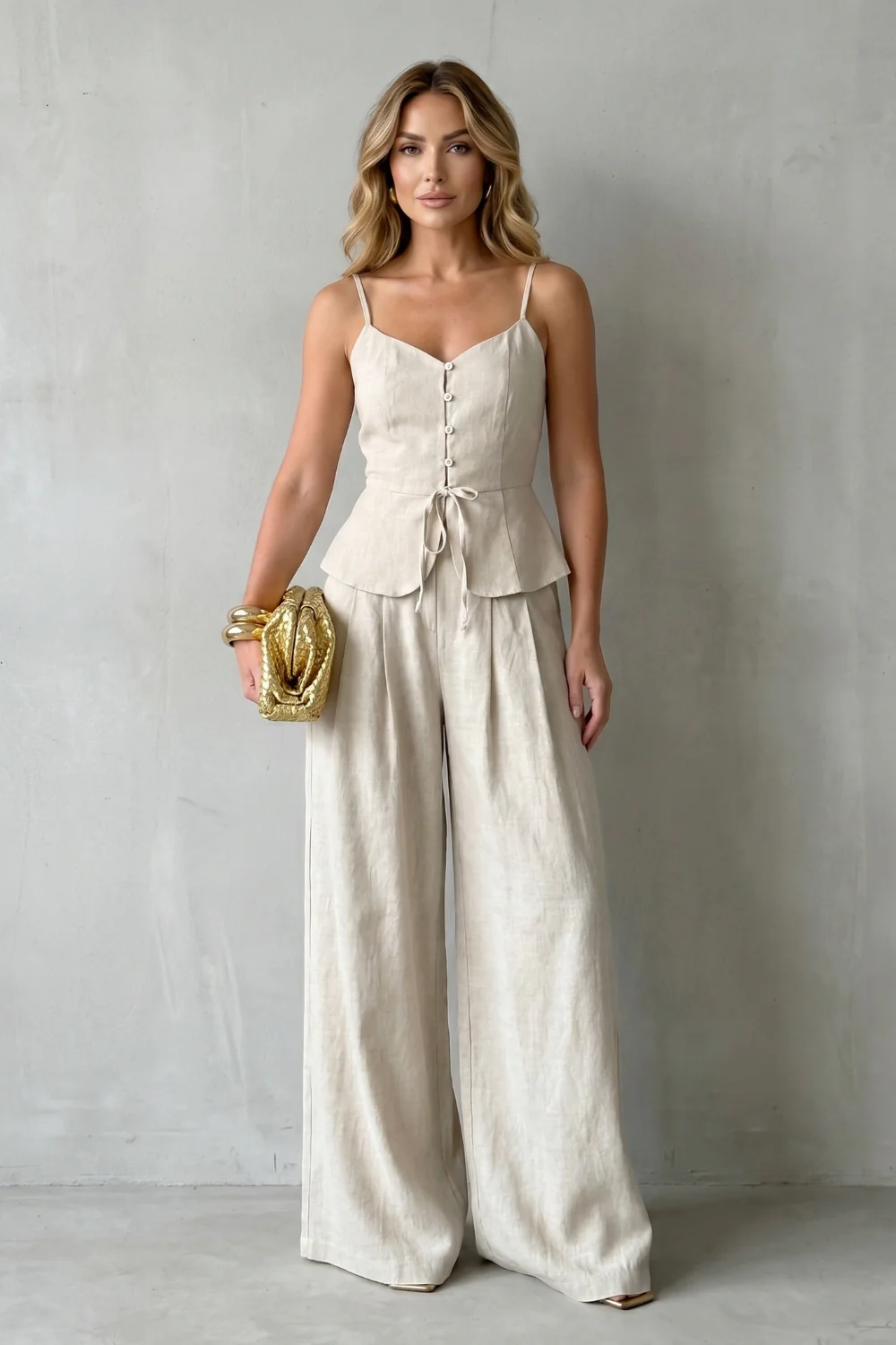 Lunara – Effortless resort elegance – Trouser set - Image 2