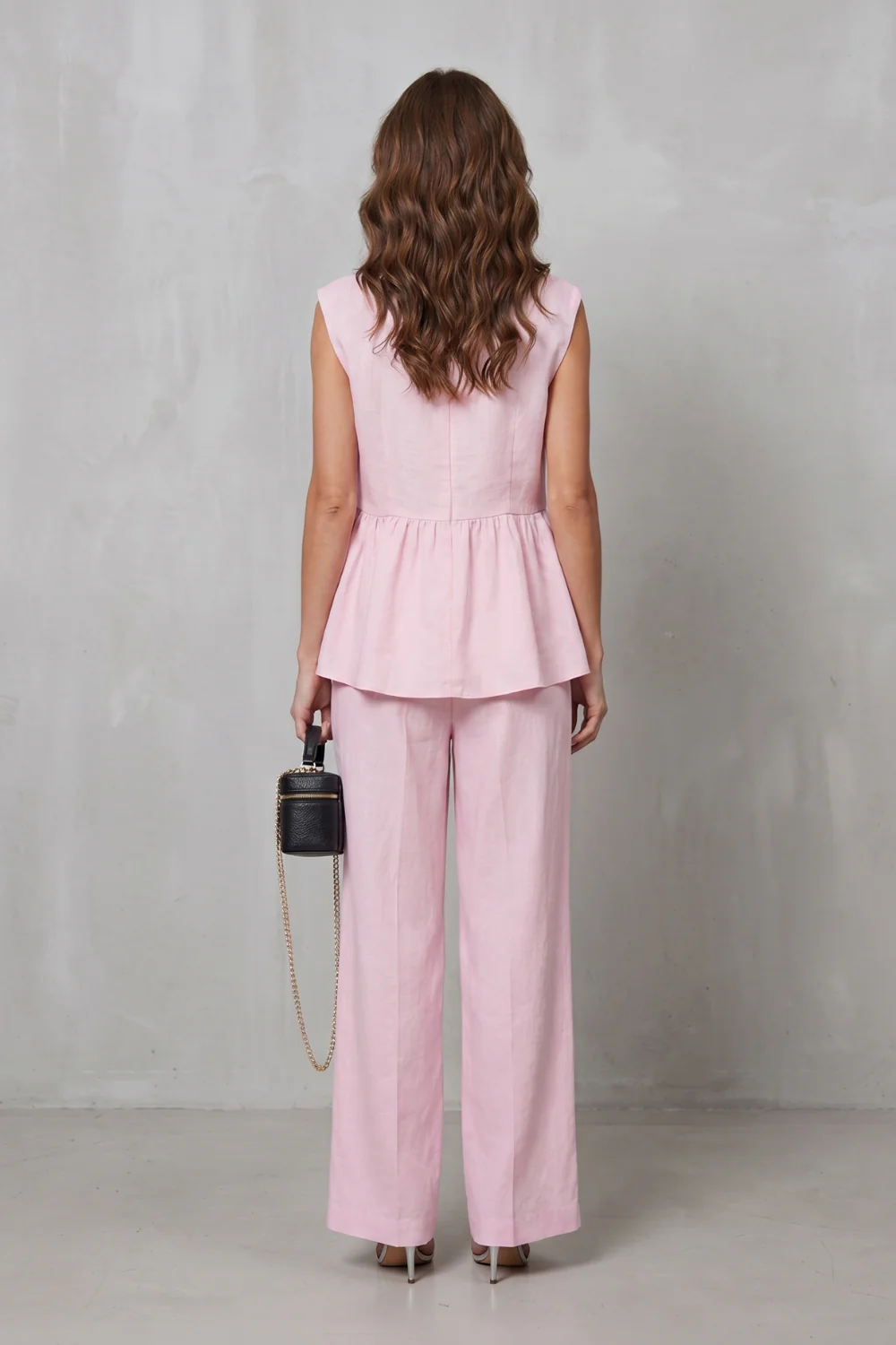 Lunessa – Soft peplum elegance – Two-piece trouser set - Image 4