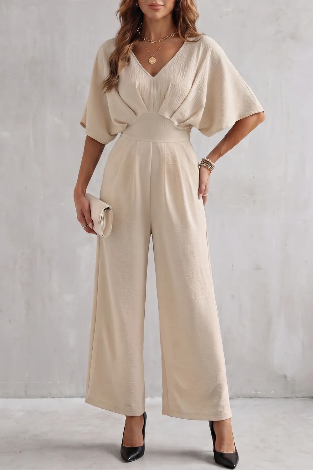 Lunévia – Elegant batwing silhouette – Jumpsuit - Image 11