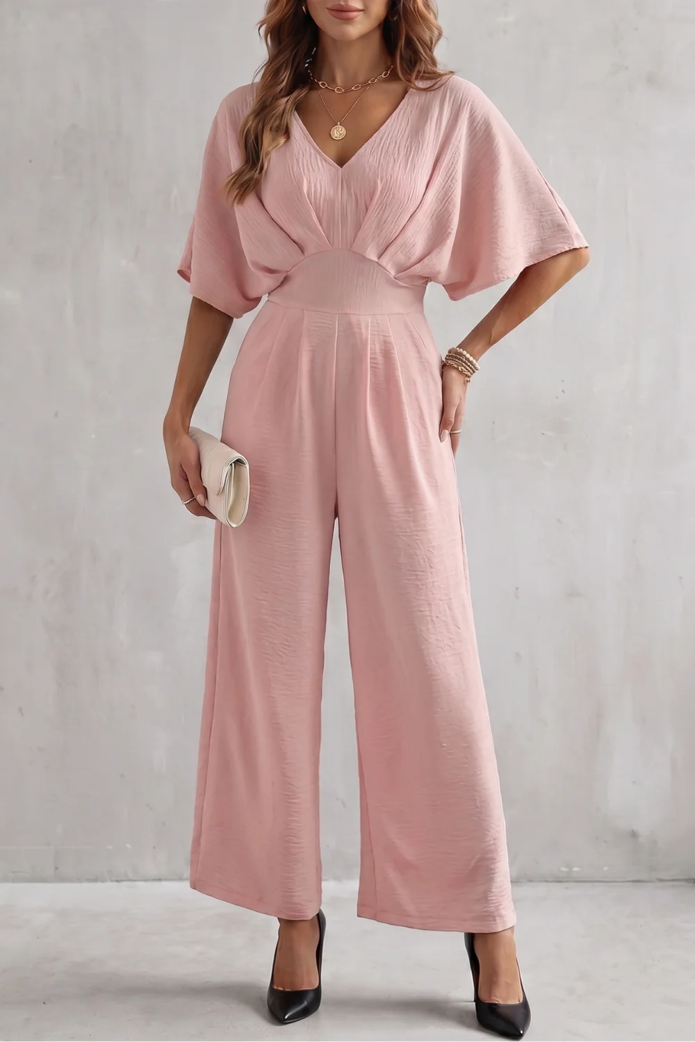 Lunévia – Elegant batwing silhouette – Jumpsuit - Image 13