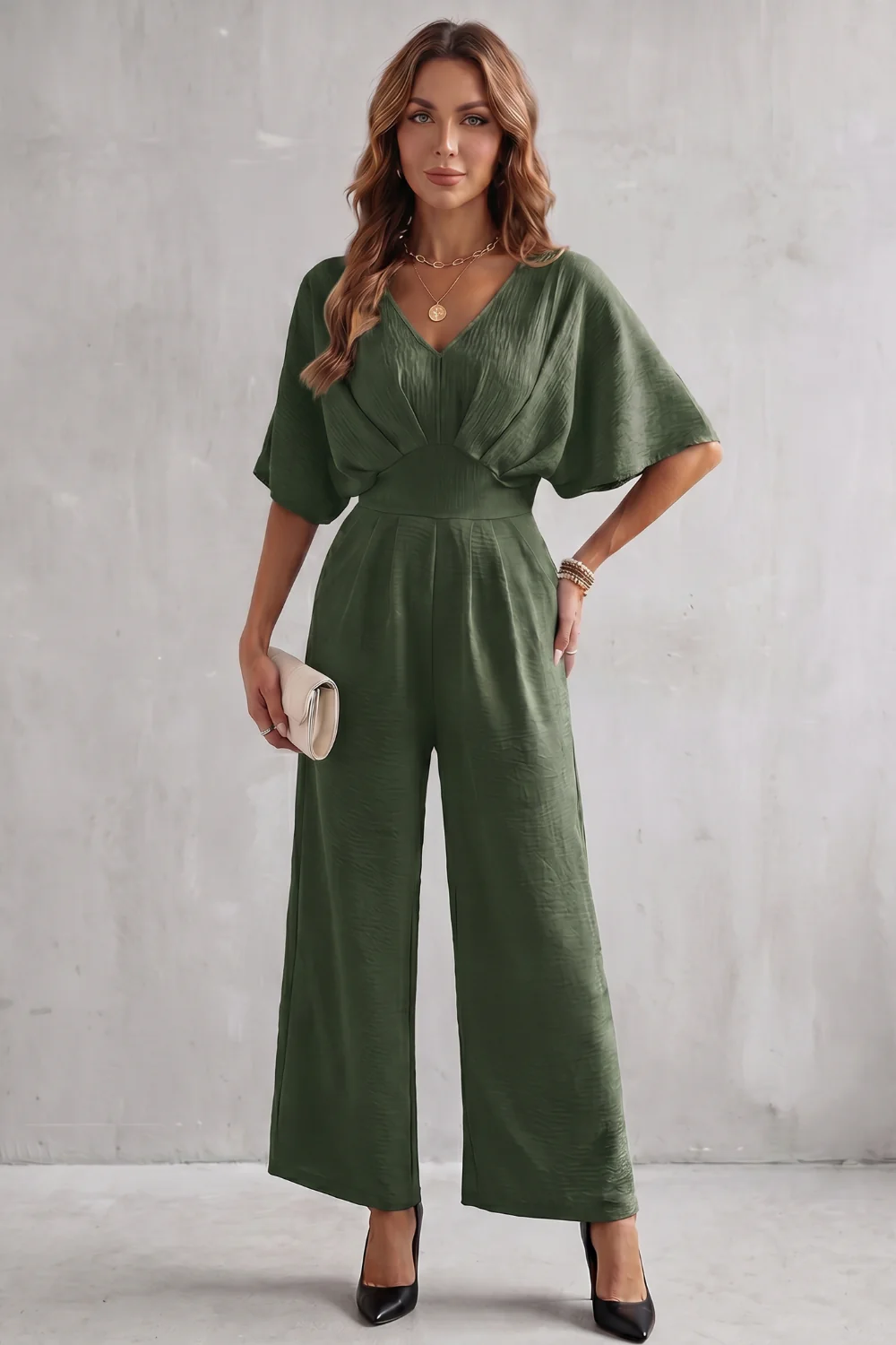Lunévia – Elegant batwing silhouette – Jumpsuit - Image 16