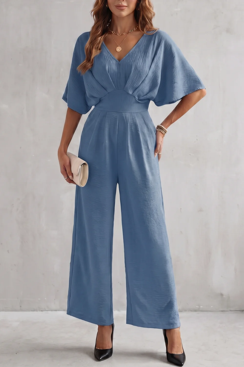 Lunévia – Elegant batwing silhouette – Jumpsuit - Image 7