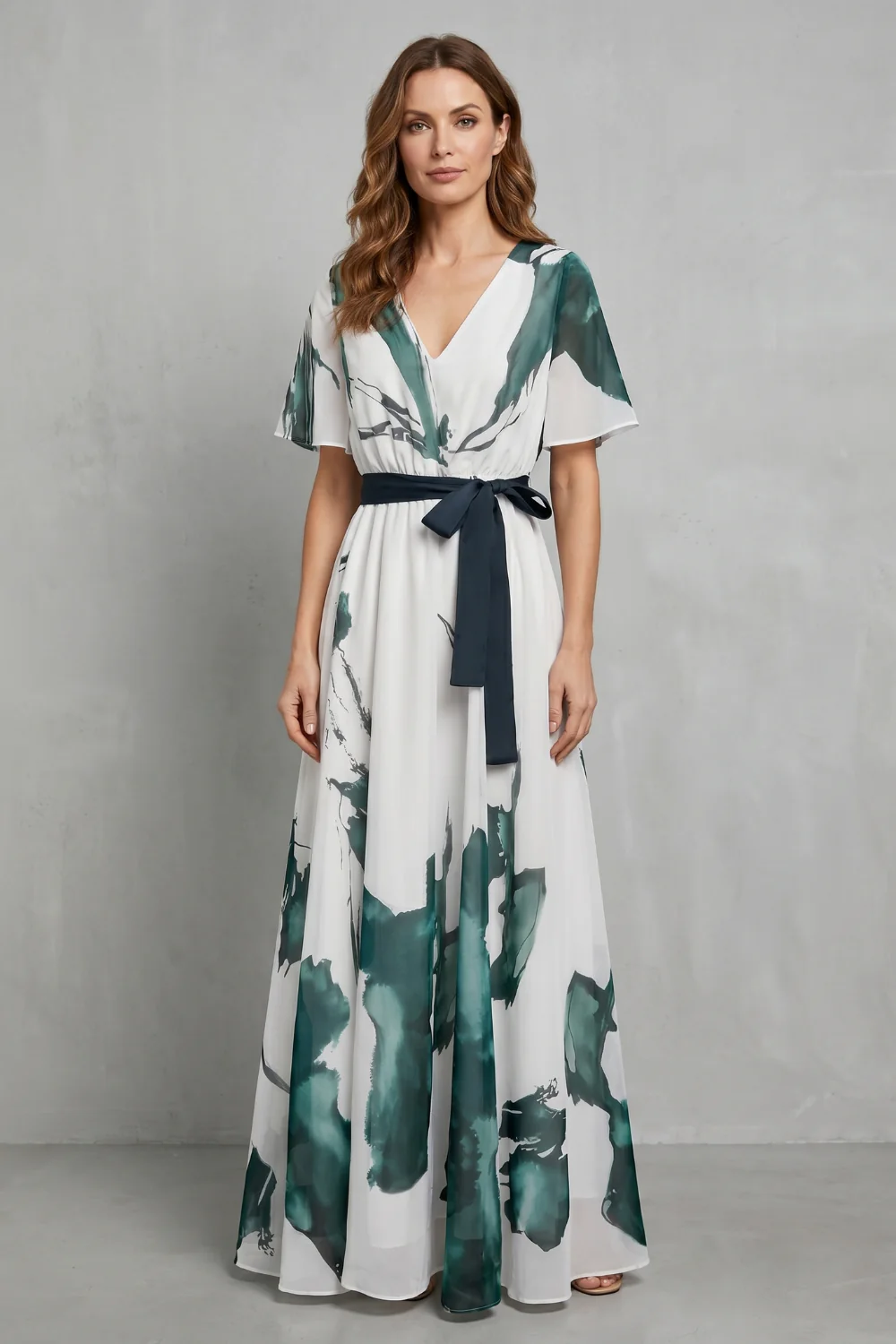 Marévelle – Watercolour print grace – Maxi dress - Image 2