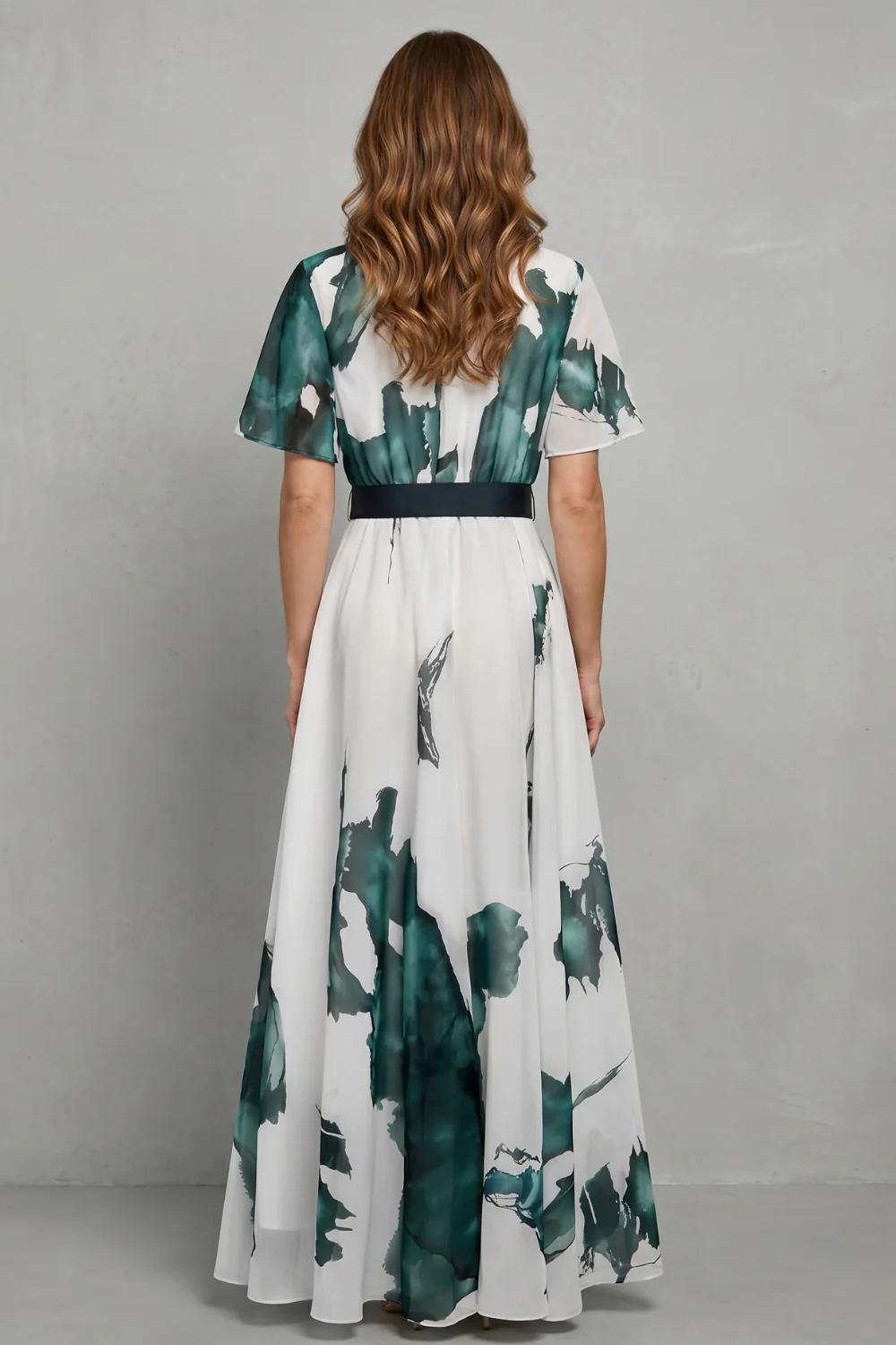 Marévelle – Watercolour print grace – Maxi dress - Image 4