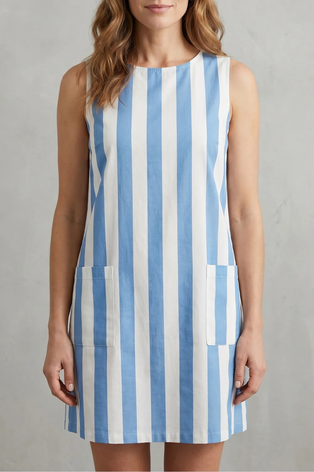 Marivelle – Monochrome striped charm – Mini dress