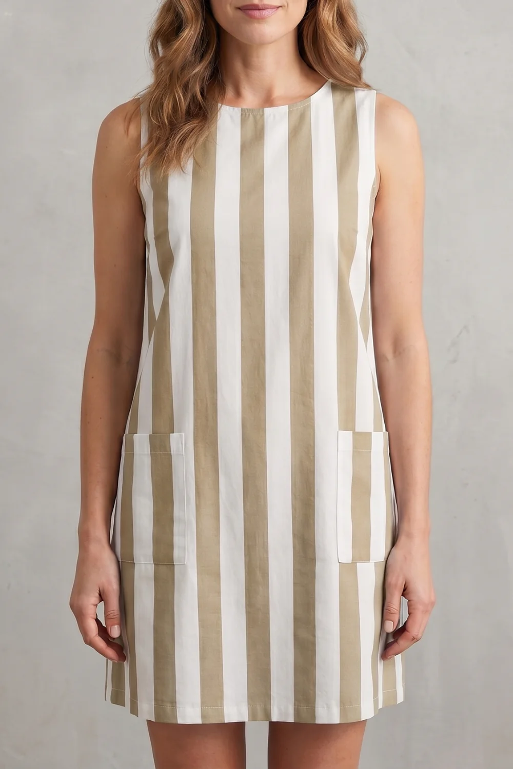 Marivelle – Monochrome striped charm – Mini dress - Image 15