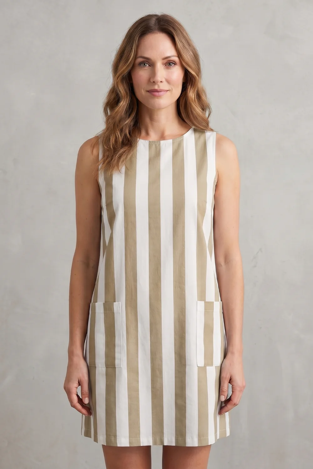 Marivelle – Monochrome striped charm – Mini dress - Image 16