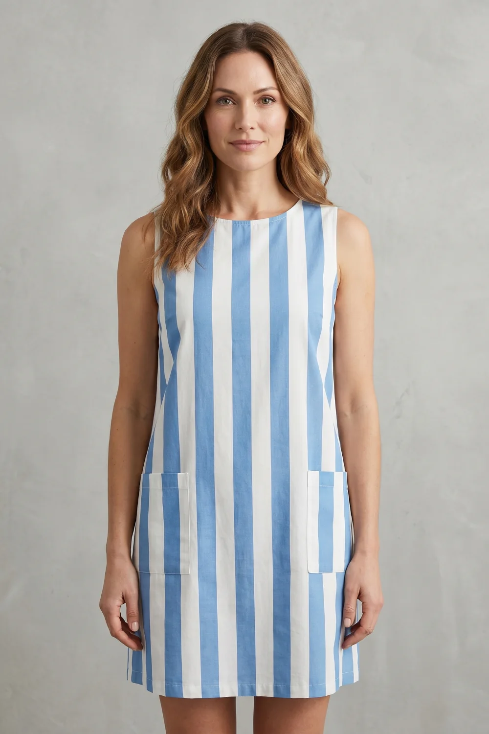 Marivelle – Monochrome striped charm – Mini dress - Image 2