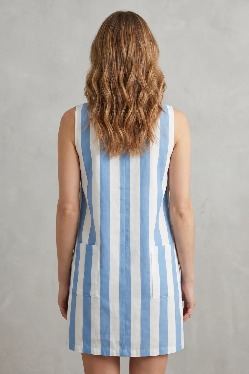 Marivelle – Monochrome striped charm – Mini dress - Image 4