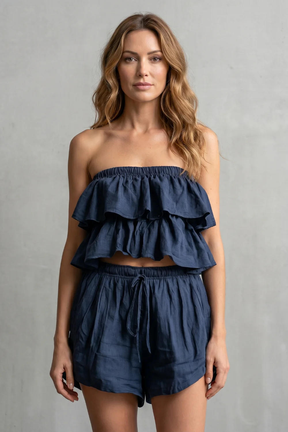 Marivelle – Ruffled seaside charm – Shorts set - Image 2