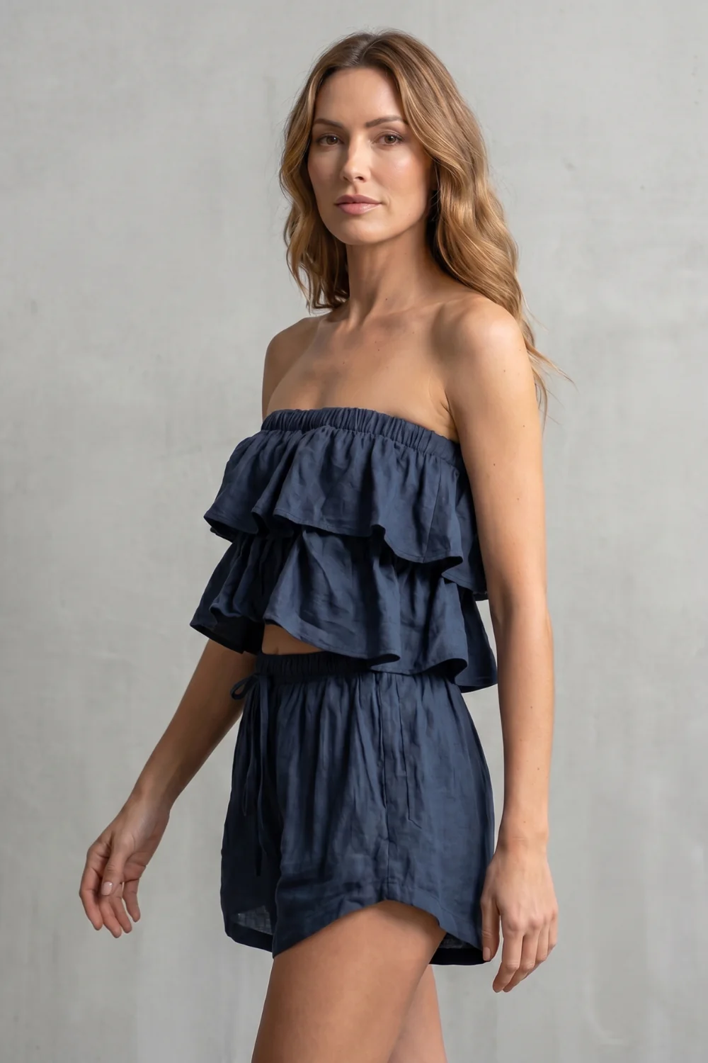 Marivelle – Ruffled seaside charm – Shorts set - Image 3