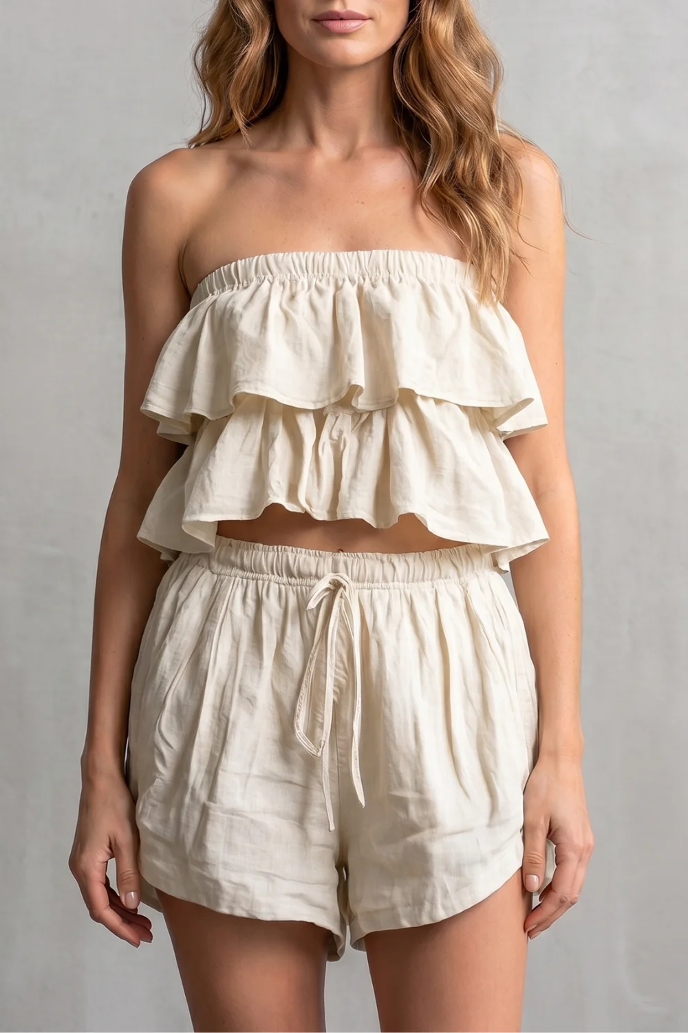 Marivelle – Ruffled seaside charm – Shorts set - Image 5