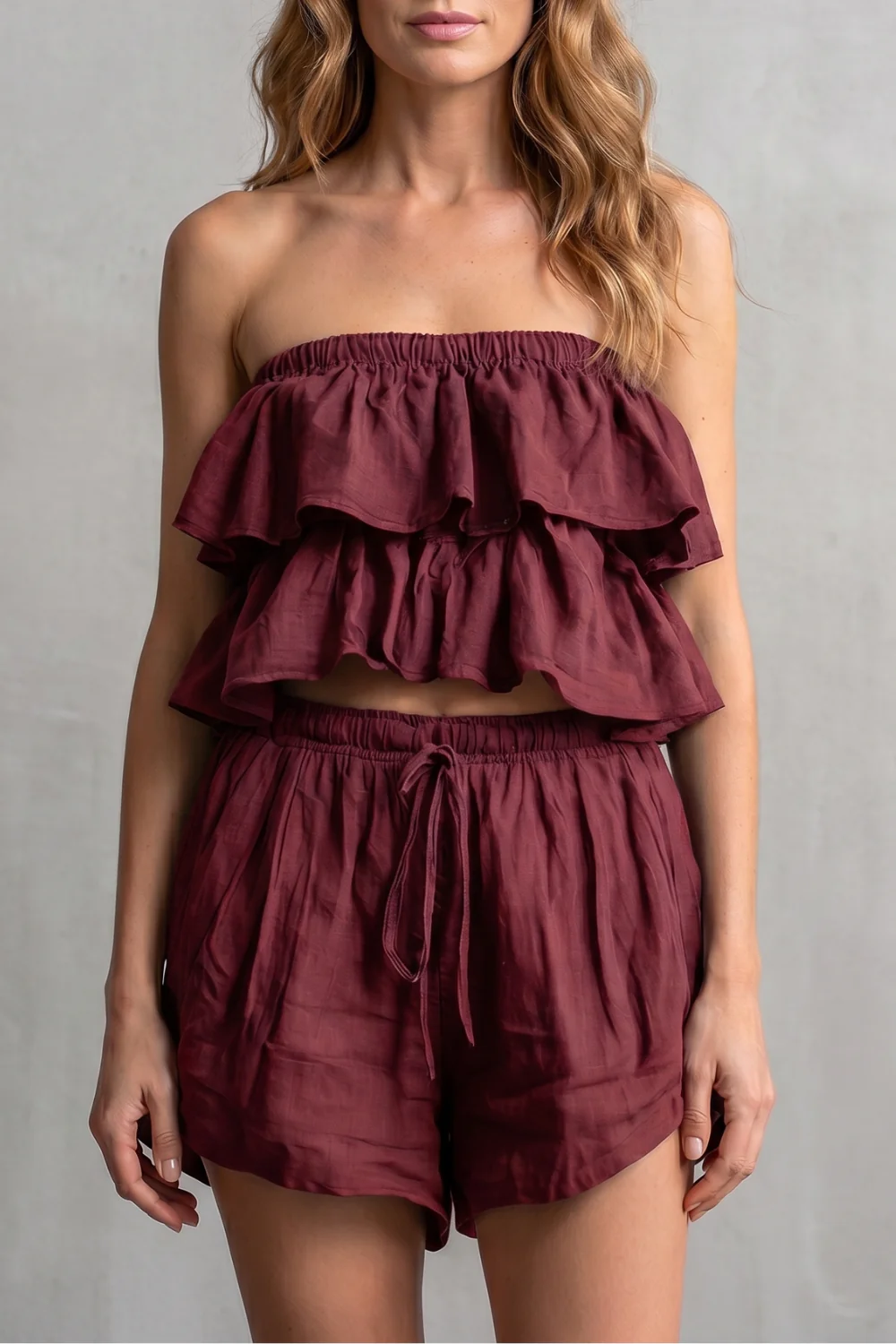 Marivelle – Ruffled seaside charm – Shorts set - Image 9