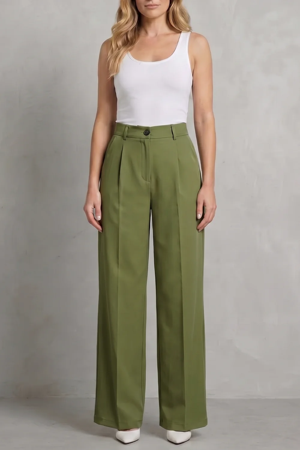 Mirelline – Sleek tailoring – High-waist straight-leg trousers - Image 7