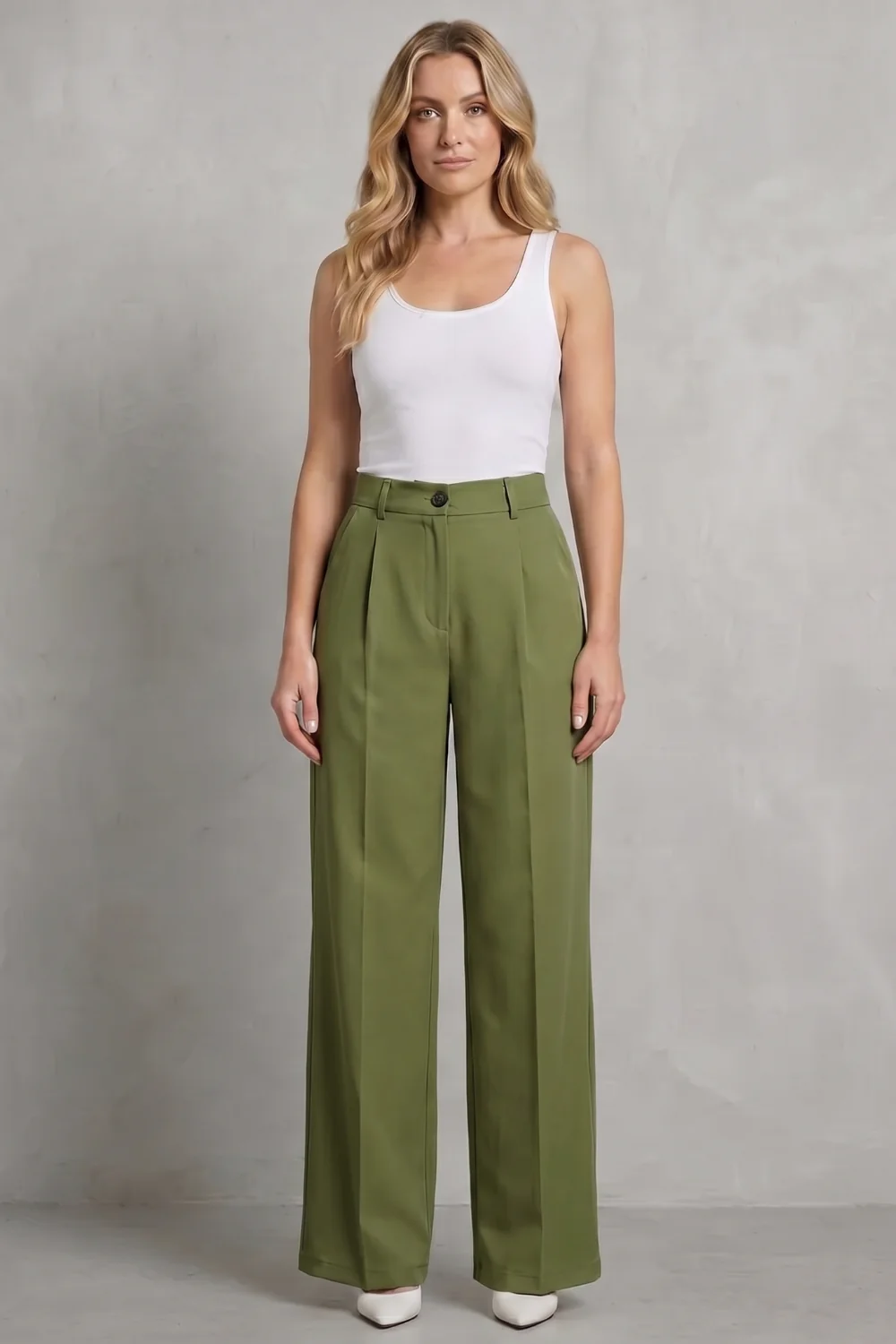 Mirelline – Sleek tailoring – High-waist straight-leg trousers - Image 8