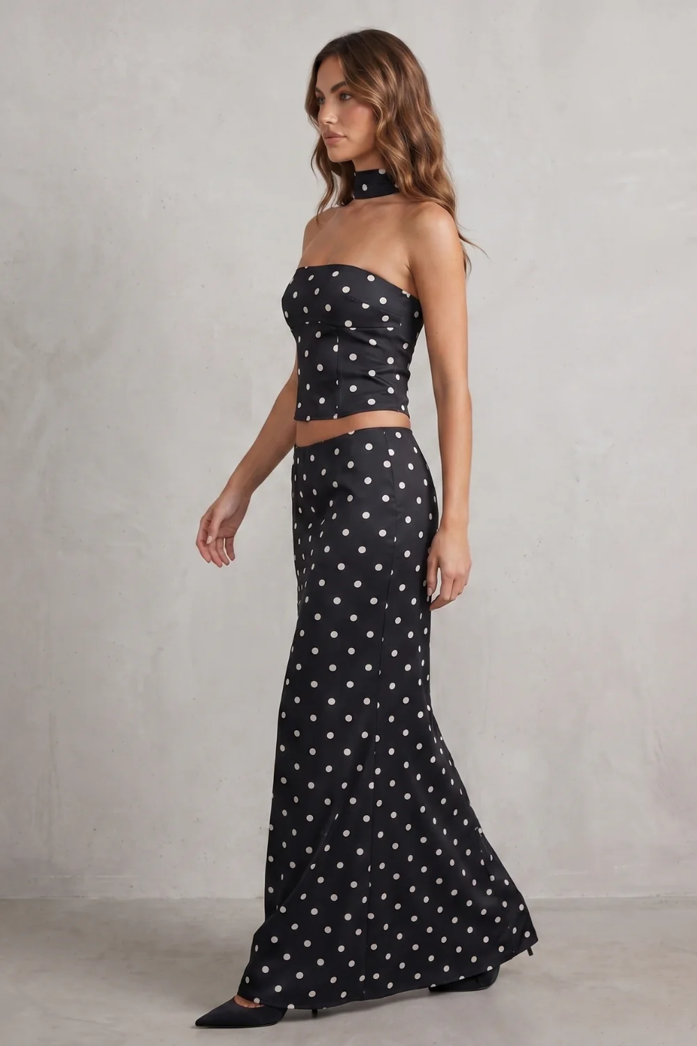 Montrielle – Chic polka dot allure – Two-piece set - Image 3