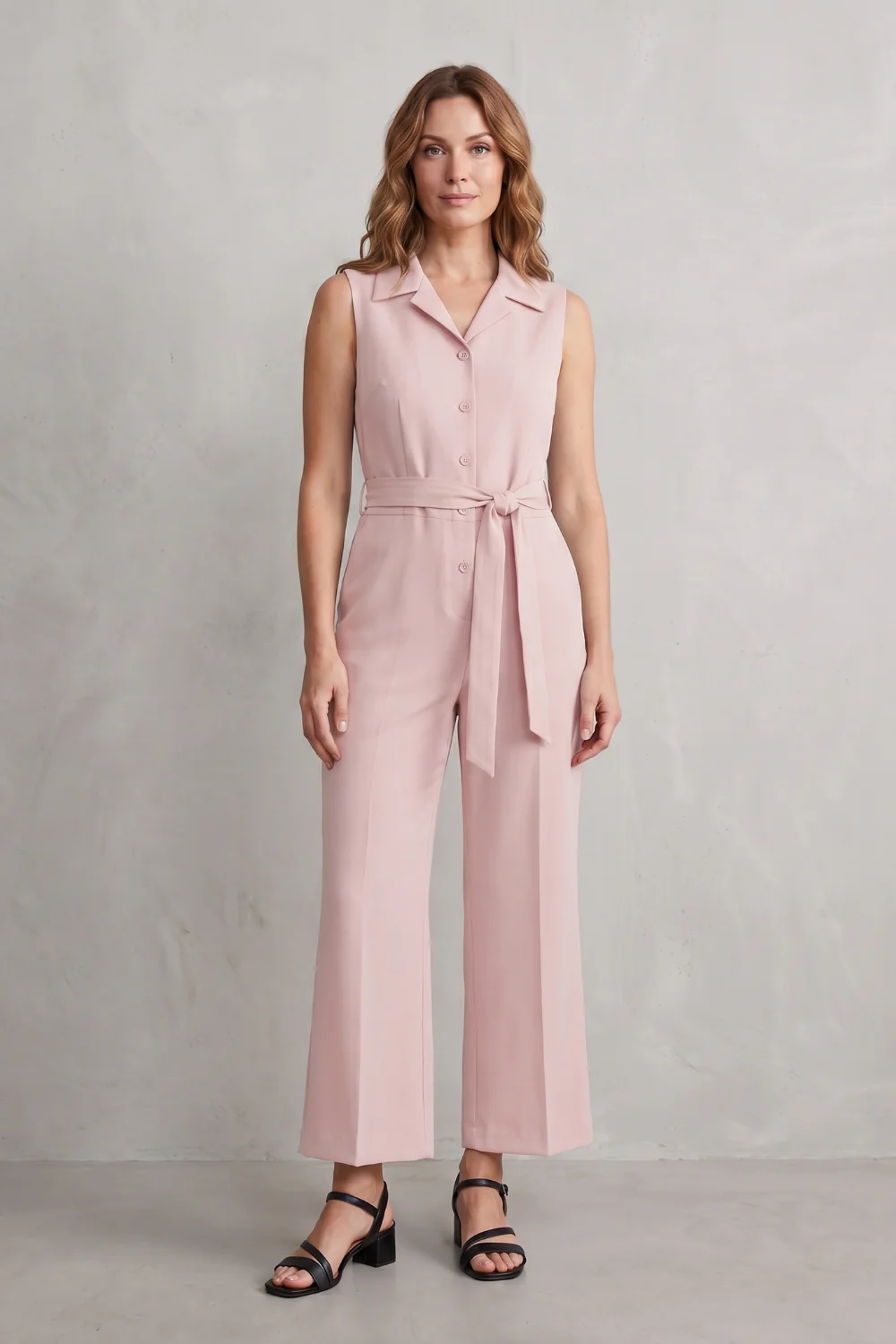 Orléane – Belted office elegance – Wide-leg jumpsuit - Image 10