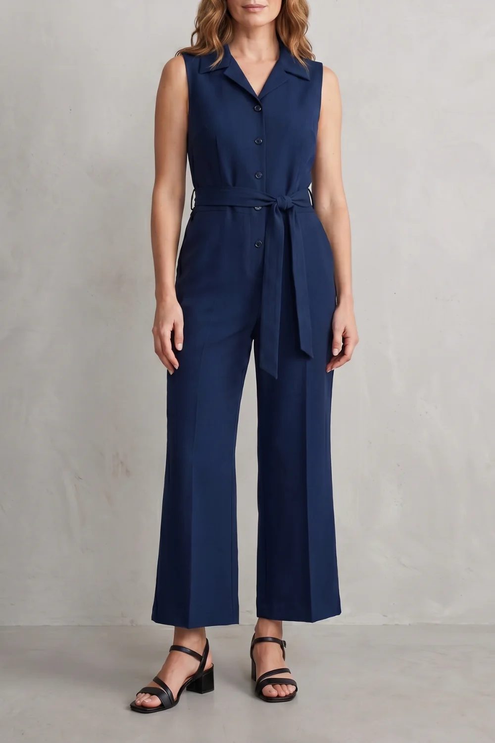 Orléane – Belted office elegance – Wide-leg jumpsuit - Image 13