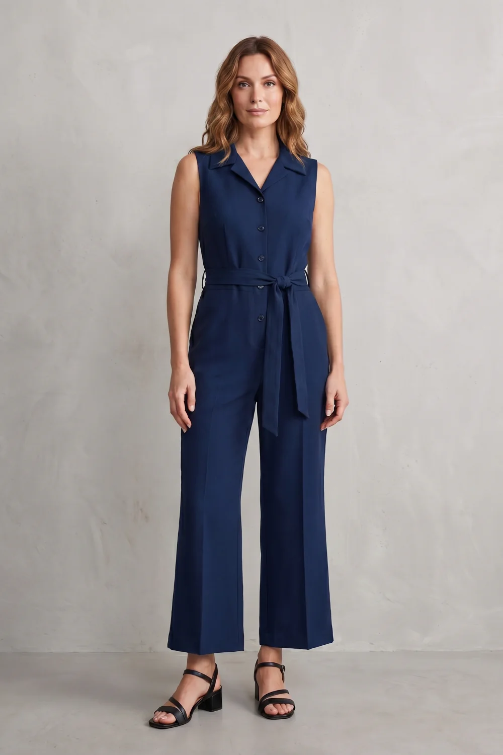 Orléane – Belted office elegance – Wide-leg jumpsuit - Image 14