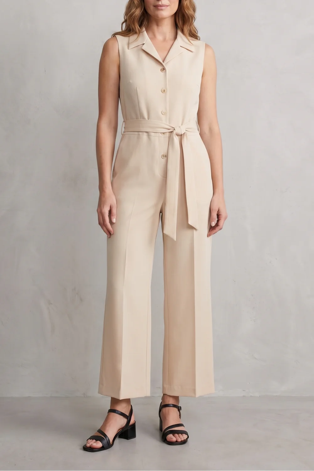 Orléane – Belted office elegance – Wide-leg jumpsuit - Image 15