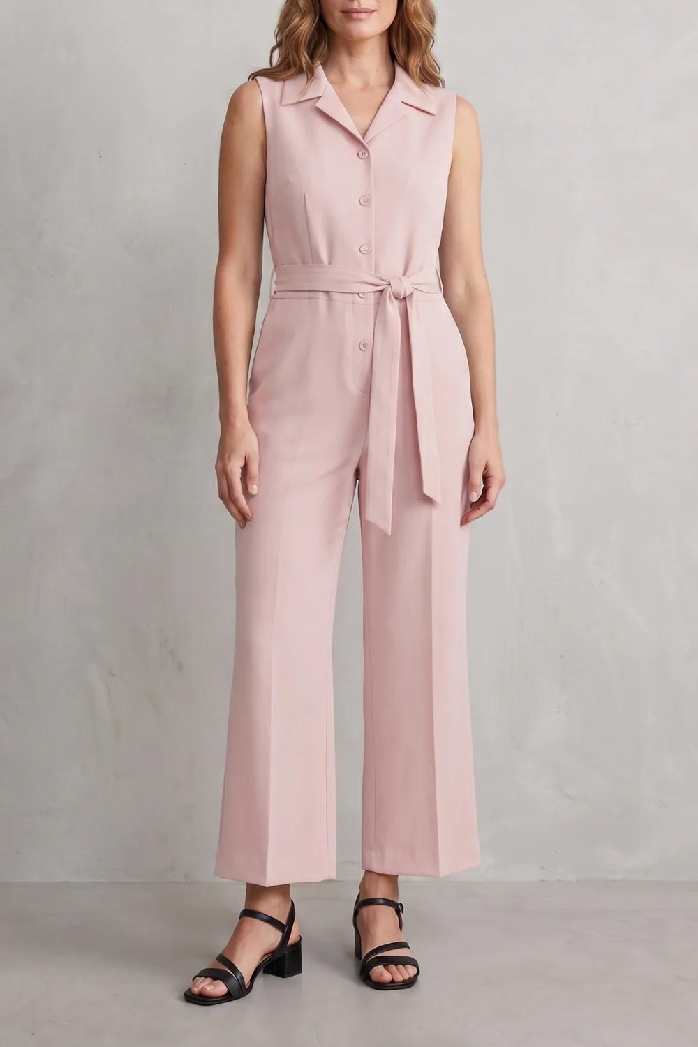 Orléane – Belted office elegance – Wide-leg jumpsuit - Image 9
