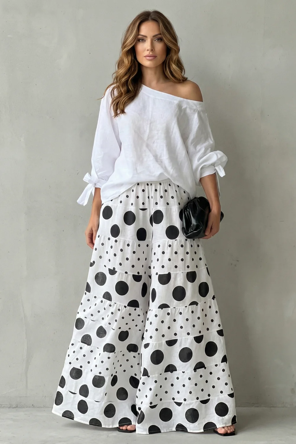 Polviera – Playful polka flow – Two piece set - Image 2