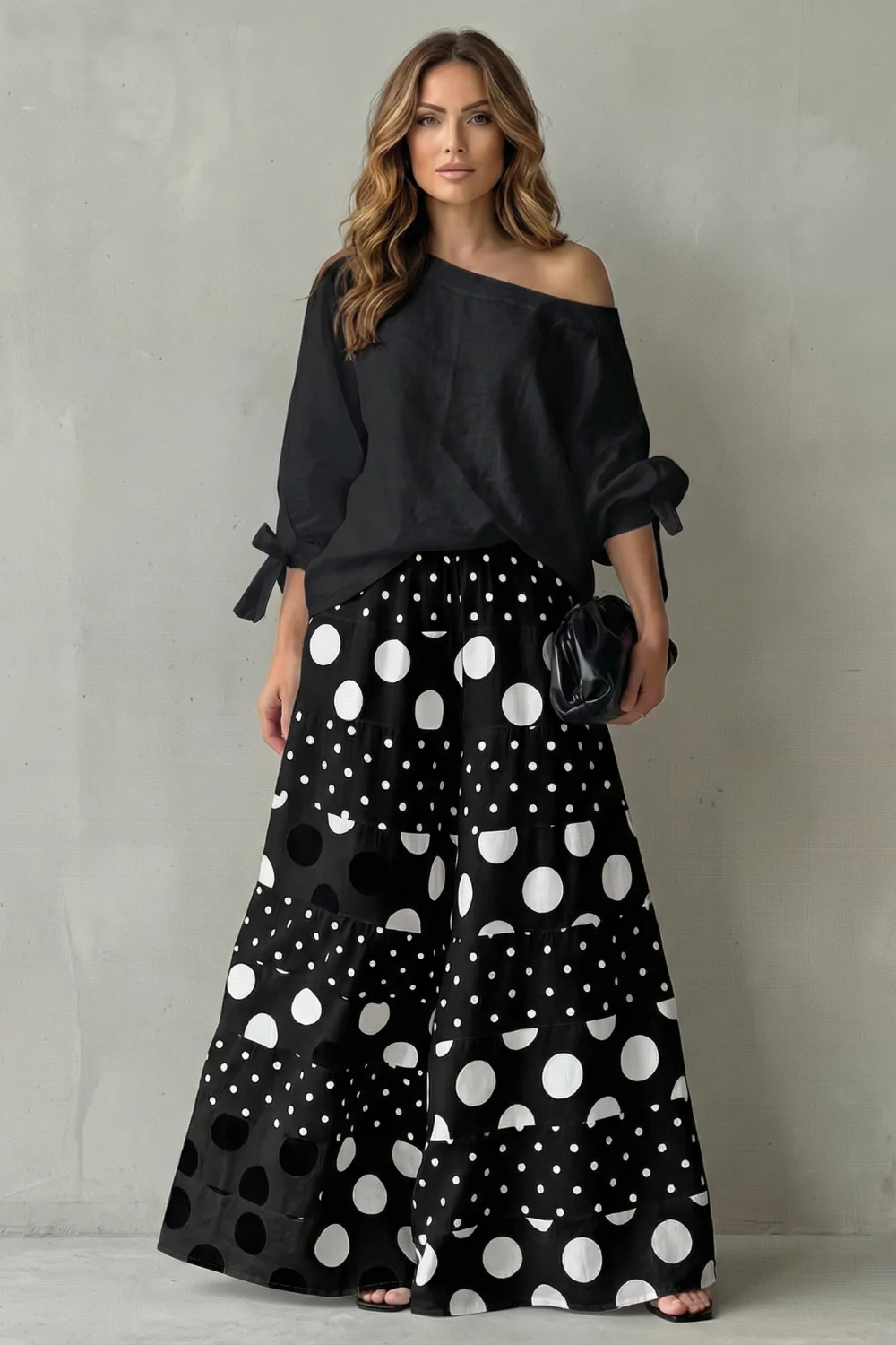 Polviera – Playful polka flow – Two piece set - Image 6