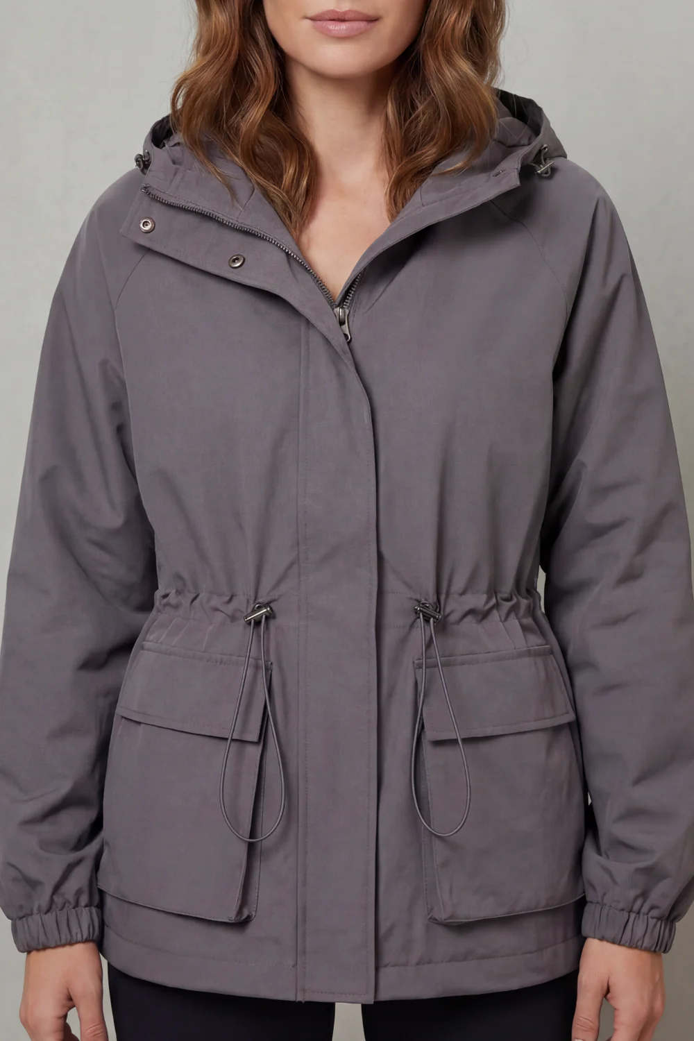 Ravelle – Utility style – Drawstring waterproof jacket - Image 5