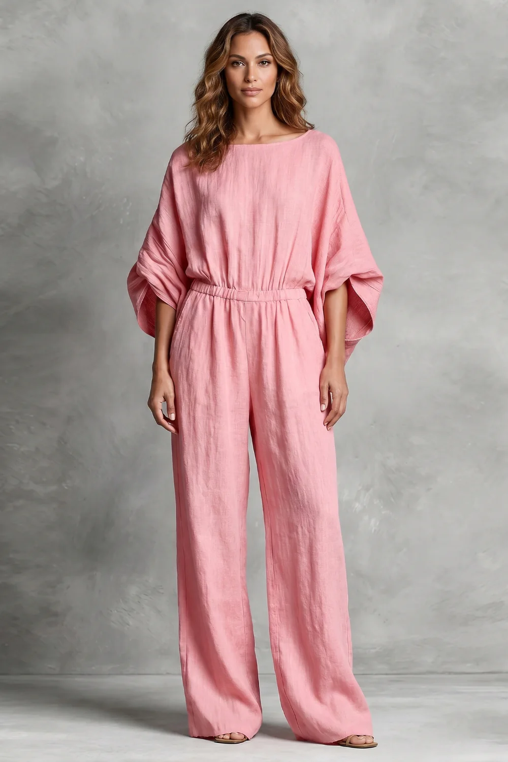 Rosaline – Relaxed bohemian silhouette – Wide-leg jumpsuit - Image 2