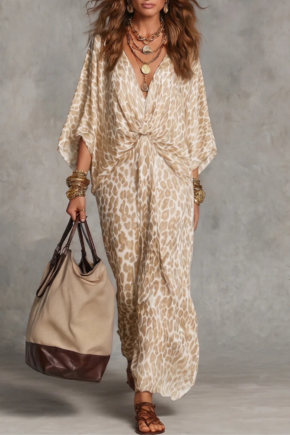 Savaréa – Wild elegance drape – Maxi dress - Image 5