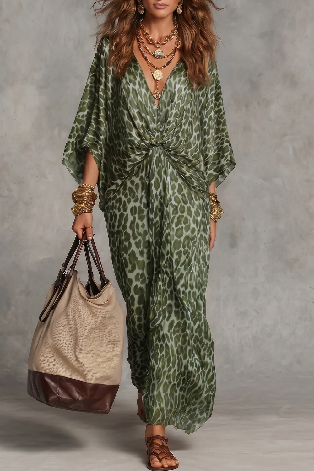 Savaréa – Wild elegance drape – Maxi dress - Image 7