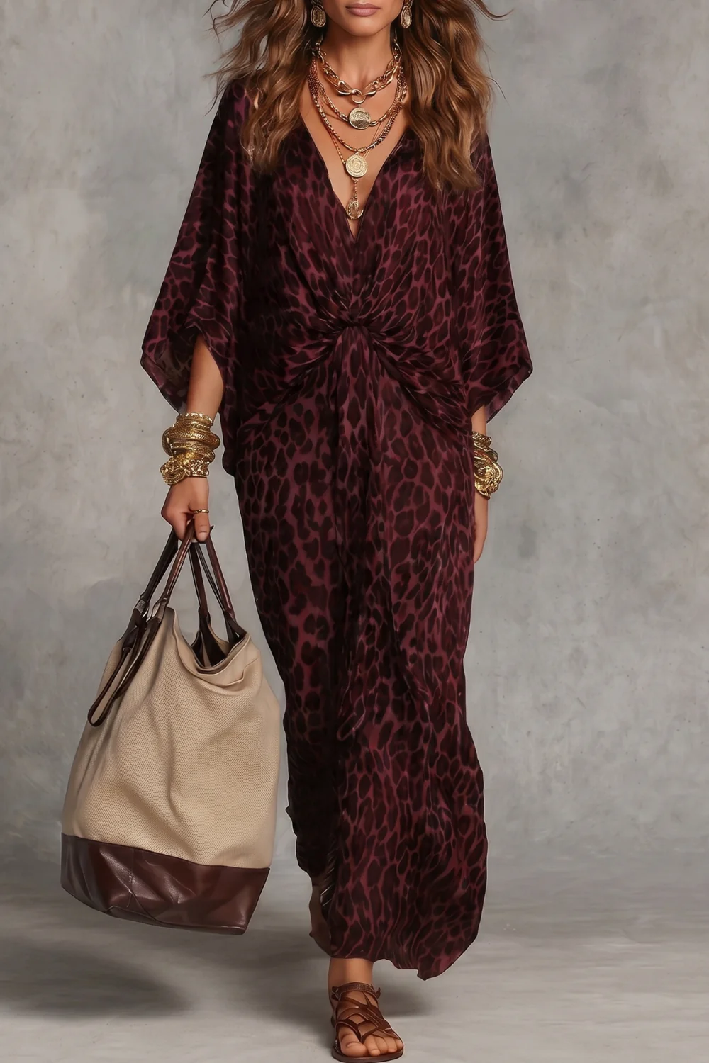 Savaréa – Wild elegance drape – Maxi dress - Image 9