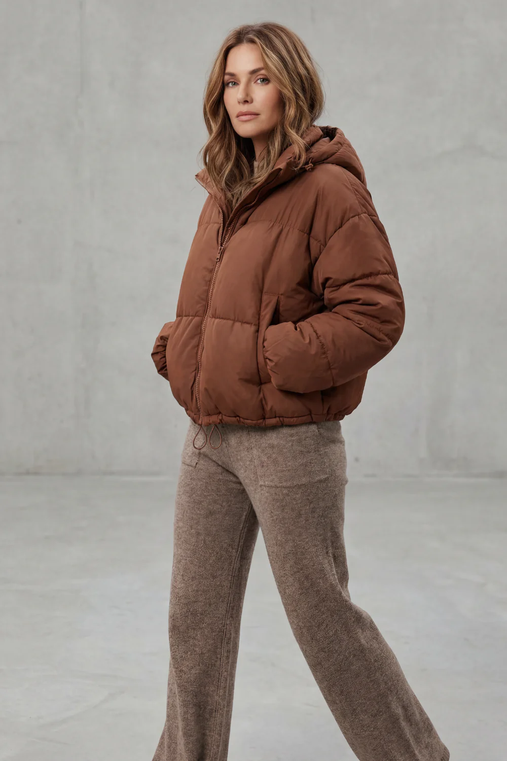 Savillonne – Quilted comfort – Cropped puffer jacket - Image 3