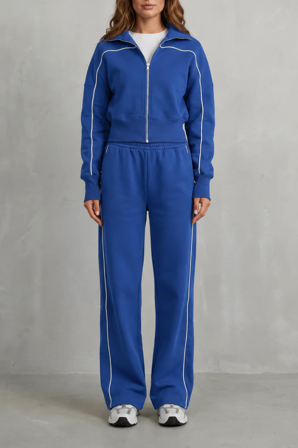 Savina – Urban Edge Piped Zip Jacket & Wide-Leg Pants Set - Image 7