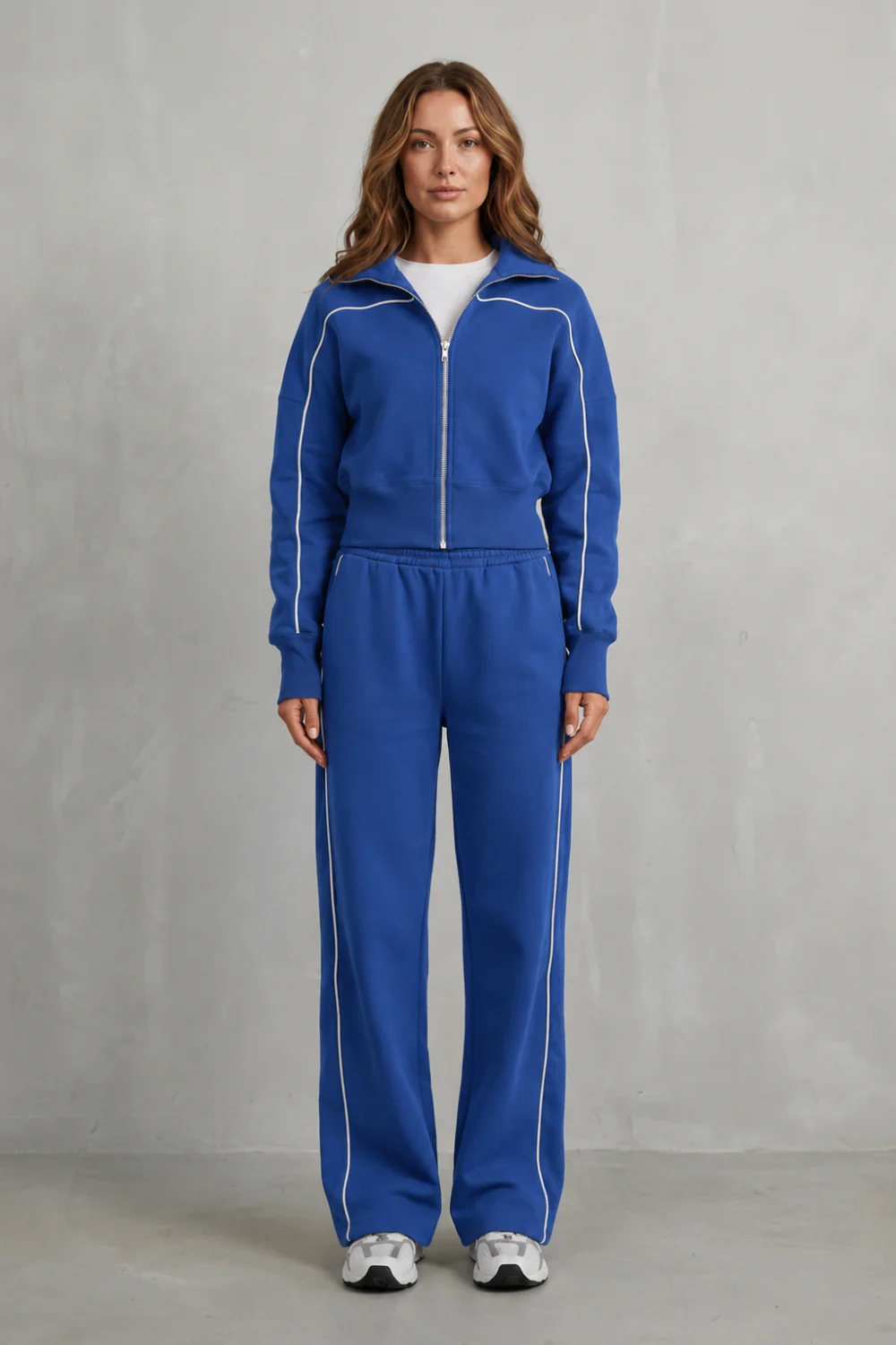 Savina – Urban Edge Piped Zip Jacket & Wide-Leg Pants Set - Image 8