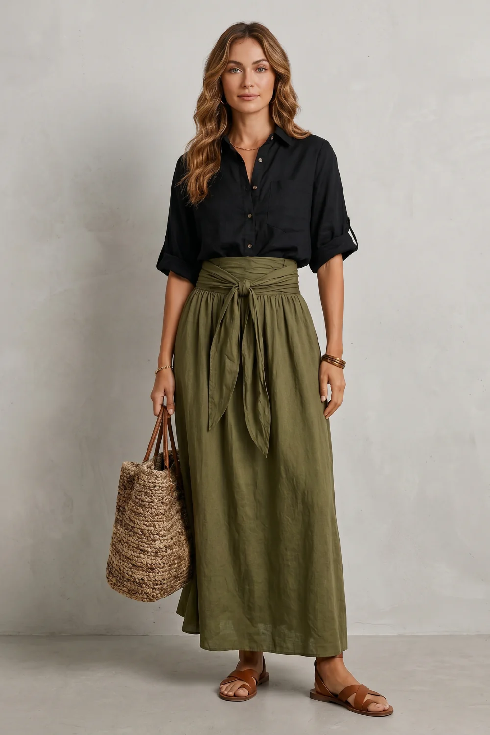 Seravina – Effortless resort elegance – Maxi skirt set - Image 2