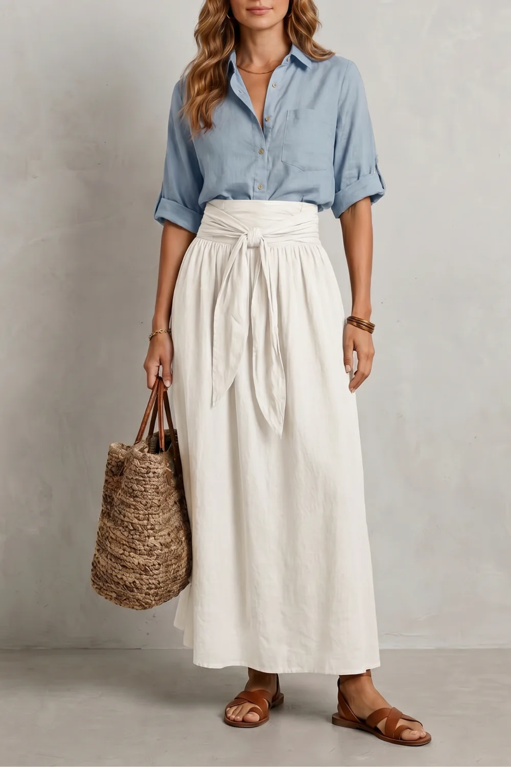 Seravina – Effortless resort elegance – Maxi skirt set - Image 5