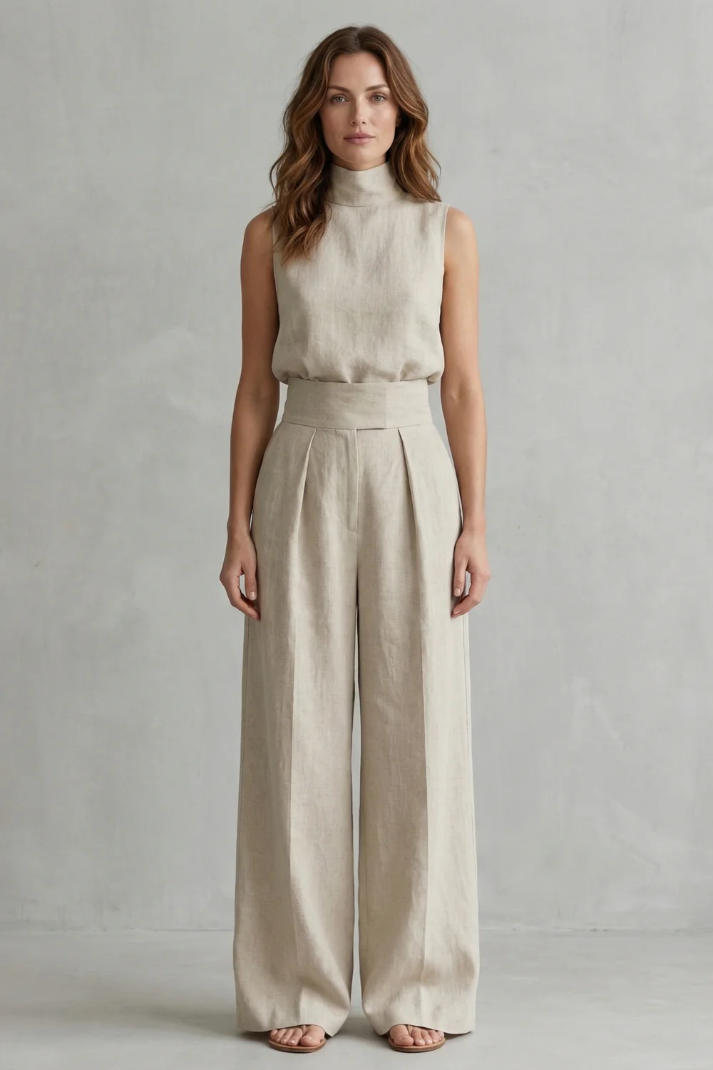 Serelisse – Minimalist elegance – Wide leg trouser set - Image 2