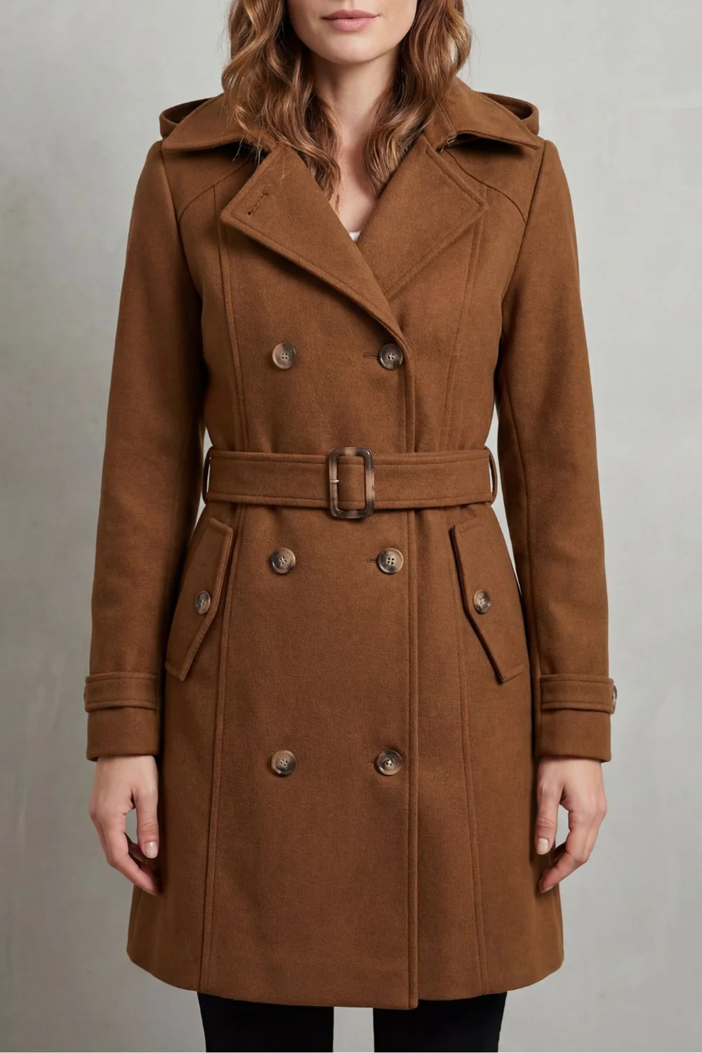 Solivane – Tailored elegance – Hooded trench coat - Image 6