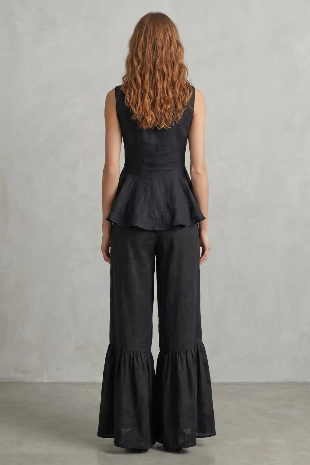 Solivette – Ruffled resort elegance – Trouser set - Image 4