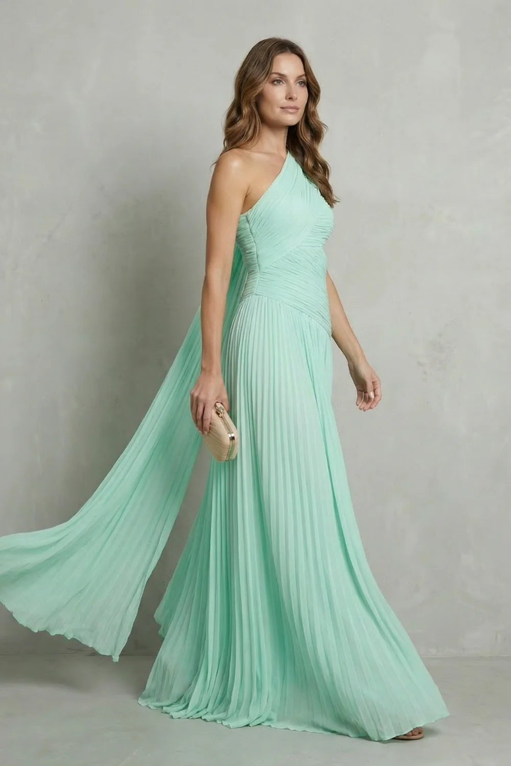 Sylvarine – Ethereal chiffon drape – Maxi dress - Image 3