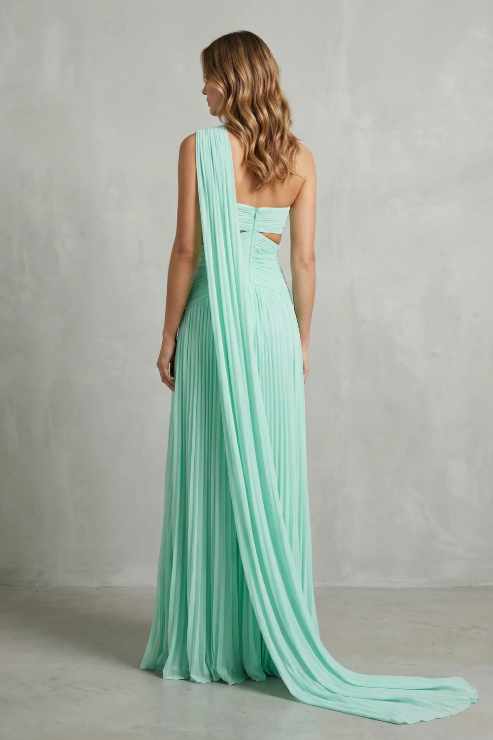 Sylvarine – Ethereal chiffon drape – Maxi dress - Image 4