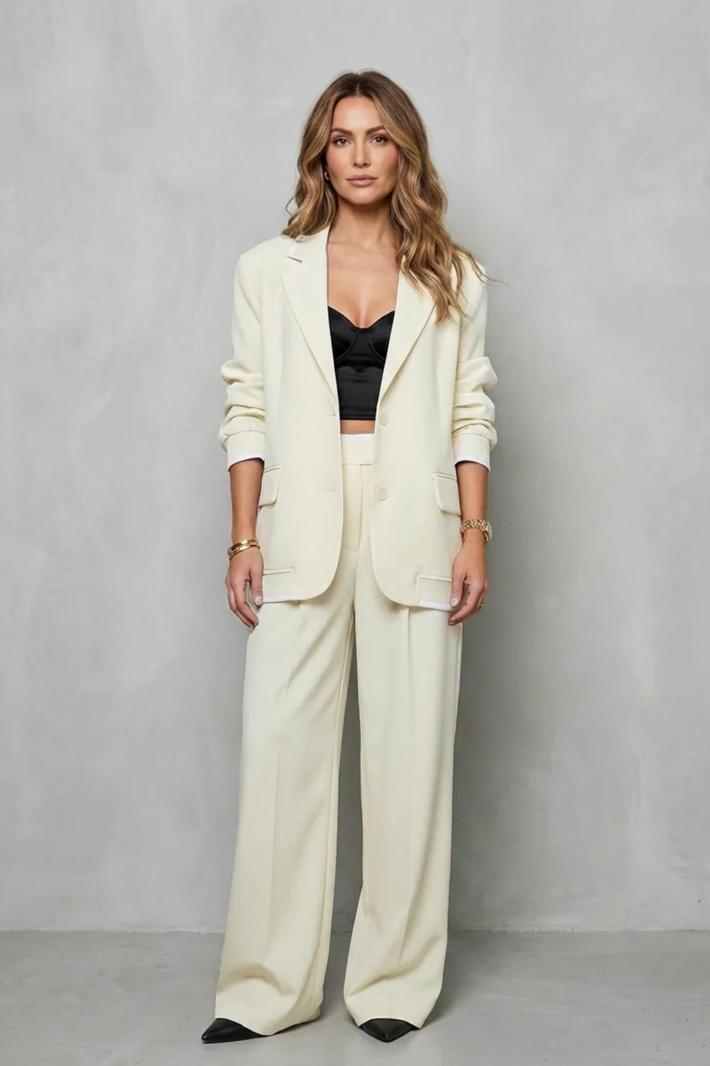 Talia – Elegant Wide-Leg Pantsuit Set – Two-Piece Power Look - Image 8