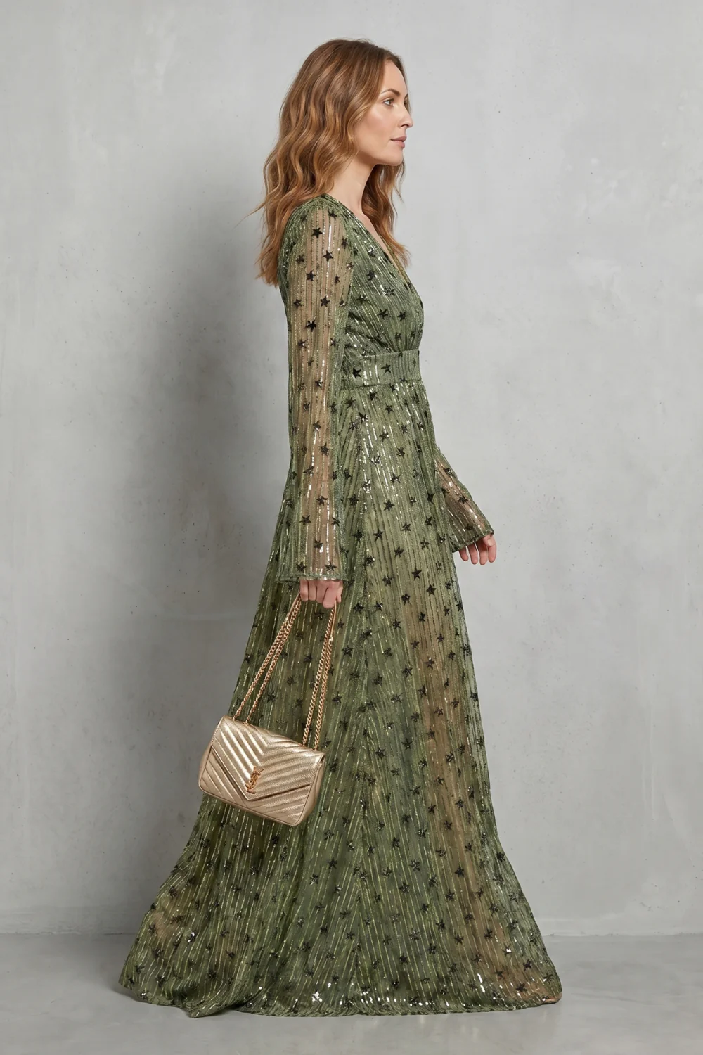 Valessia – Shimmering bohemian elegance – Maxi dress - Image 3
