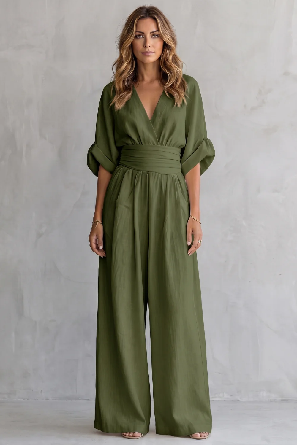 Valoria – Draped waist elegance – Wide-leg jumpsuit - Image 16